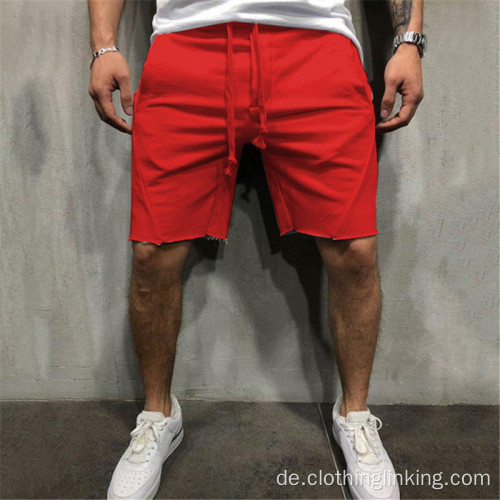 Herren Gym Sport Casual Shorts mit Taschen